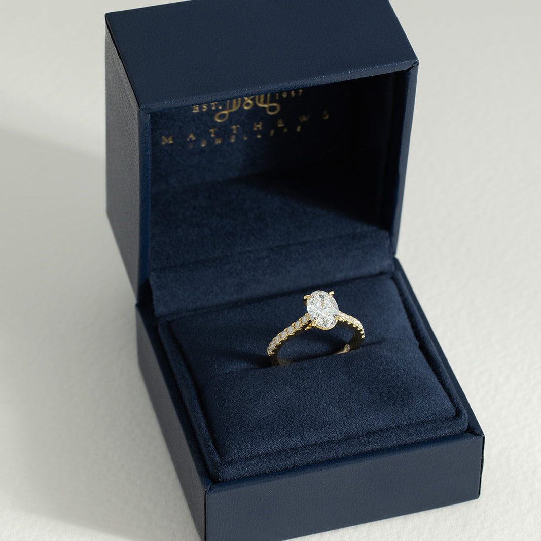 Helena | 1.5ct Oval Natural Diamond Engagement Ring