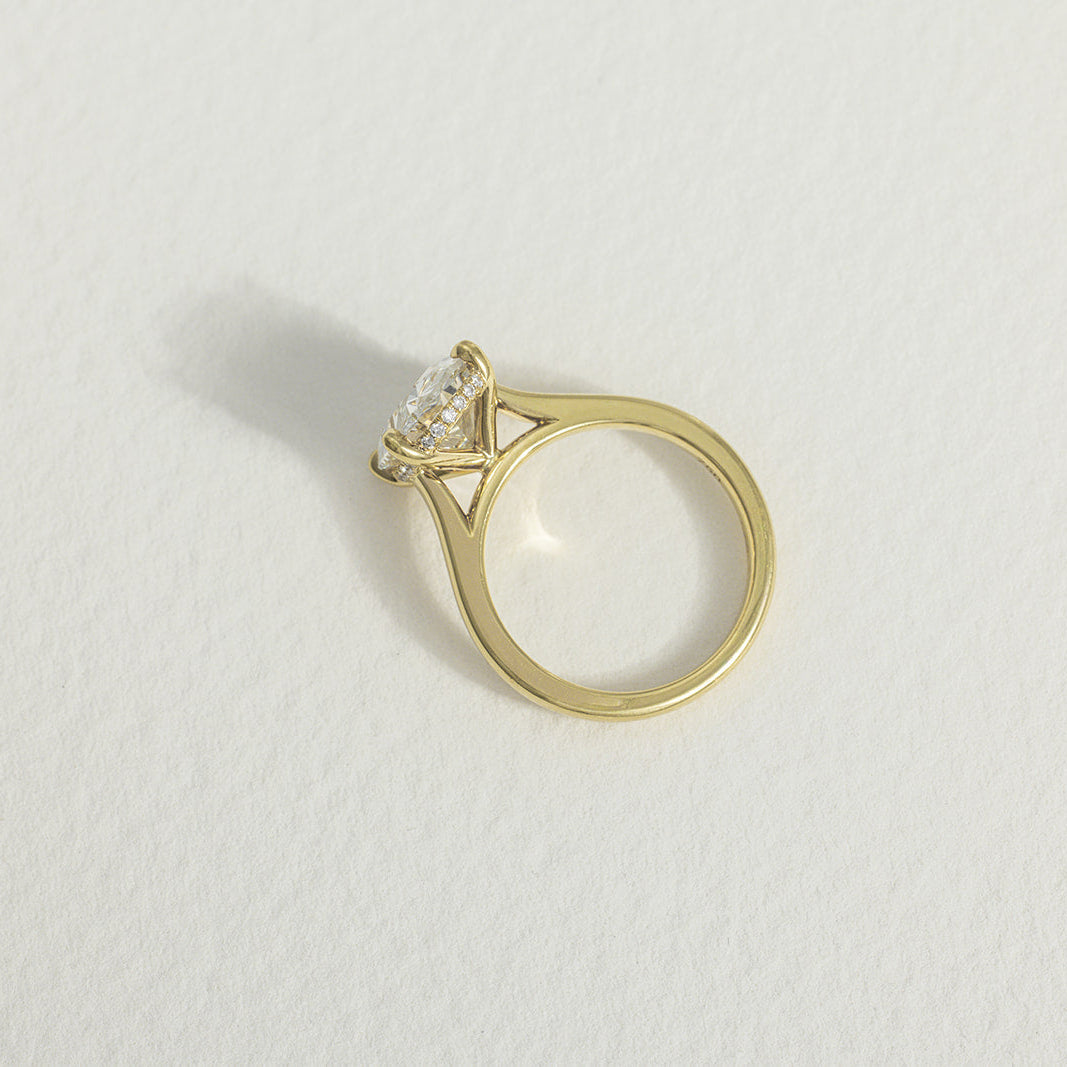 Helena | 4ct Oval Lab Grown Diamond Engagement Ring