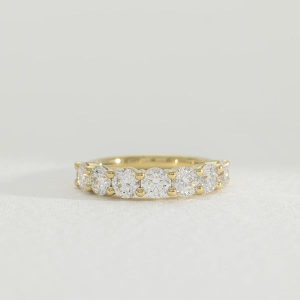 Large Jana | Natural Round Diamond Band