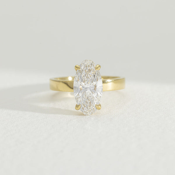 Celeste | 2.5ct Moval Lab Grown Diamond Engagement Ring