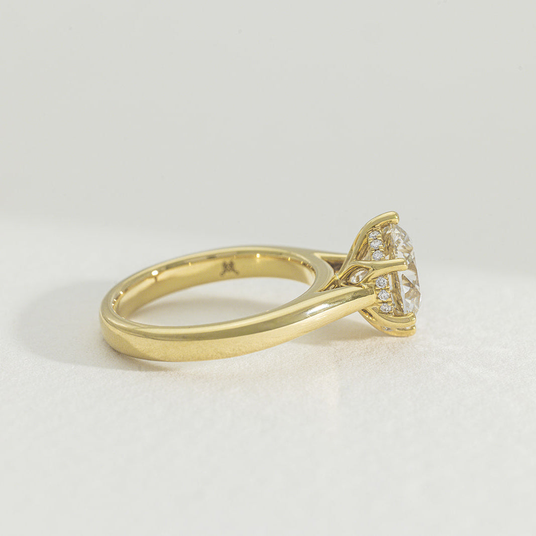 Dawn | 3ct Round Lab Grown Diamond Engagement Ring