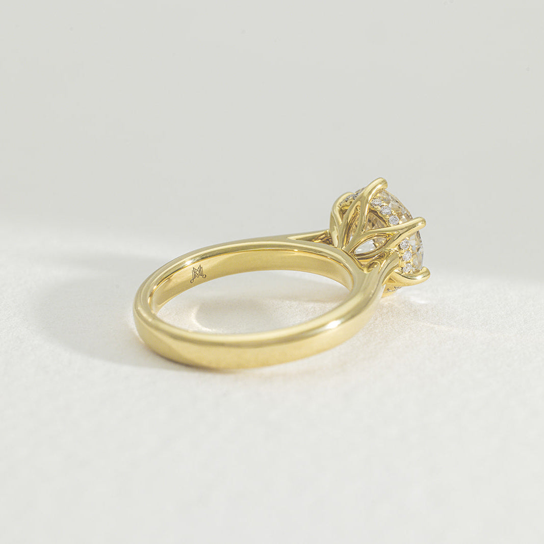 Dawn | 3ct Round Lab Grown Diamond Engagement Ring
