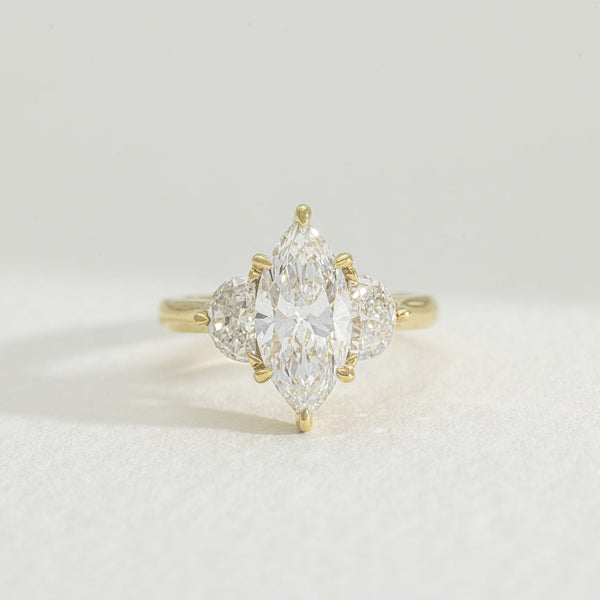 Aura | 2.7ct Marquise Lab Grown Diamond Engagement Ring