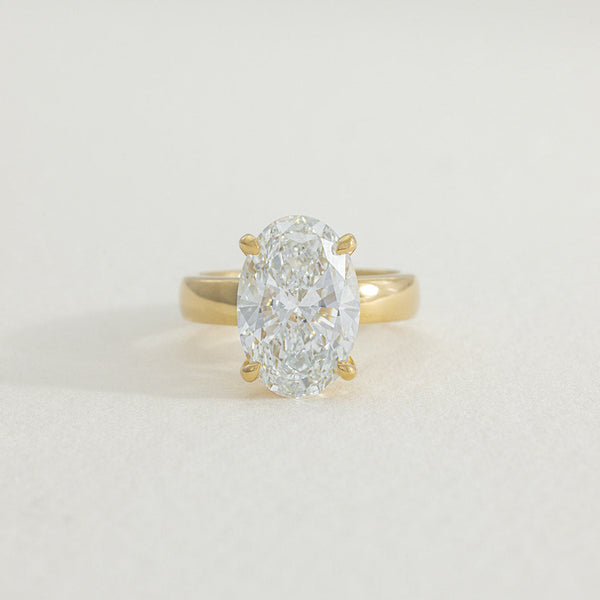 Helena | 6.03ct Oval Lab Grown Diamond Engagement Ring