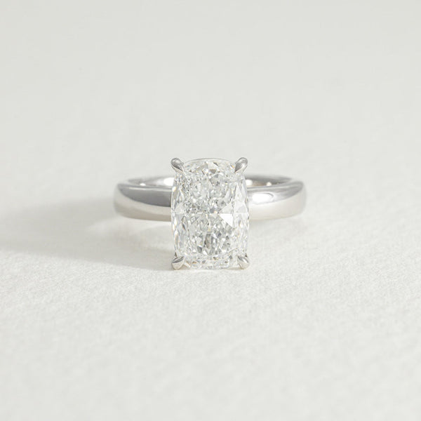 Elora | 4ct Elongated Cushion Lab Grown Diamond Engagement Ring