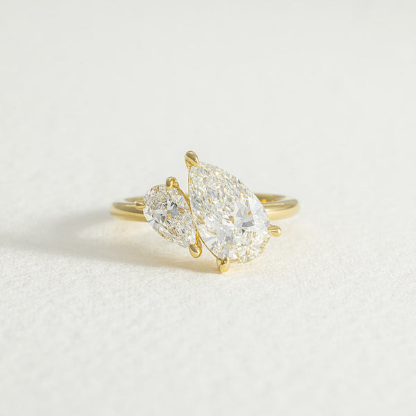 Carrie | 2.5ct Pear Lab Grown Diamond Engagement Ring