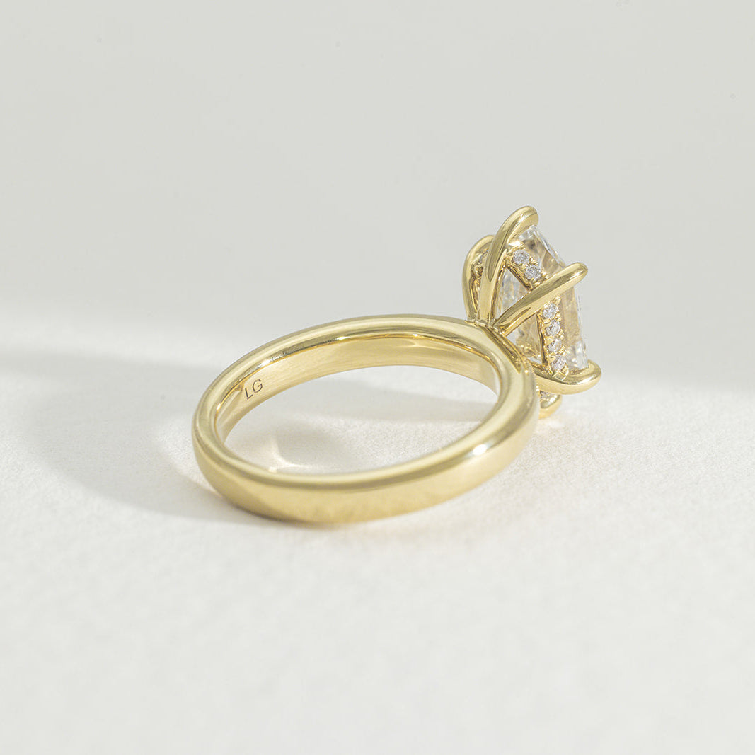 Azalea | 3.01ct Hexagon Lab Grown Diamond Engagement Ring