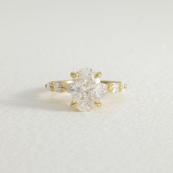 Audrey | 3ct Oval Lab Grown Diamond Engagement Ring