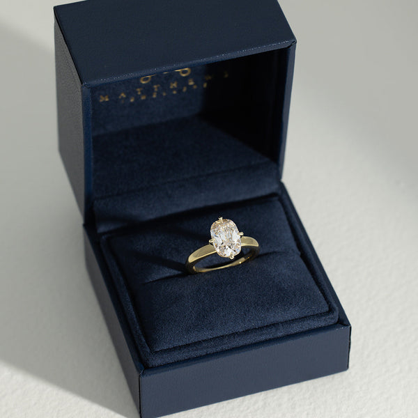 Champagne Compass Elora | 2.61ct Old Mine Cut Lab Grown Diamond Engagement Ring