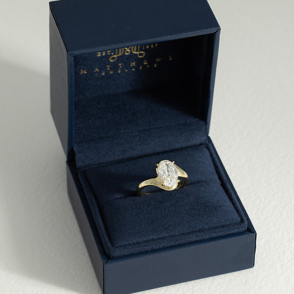 Lottie | 2ct Oval Lab Diamond Wrap Engagement Ring