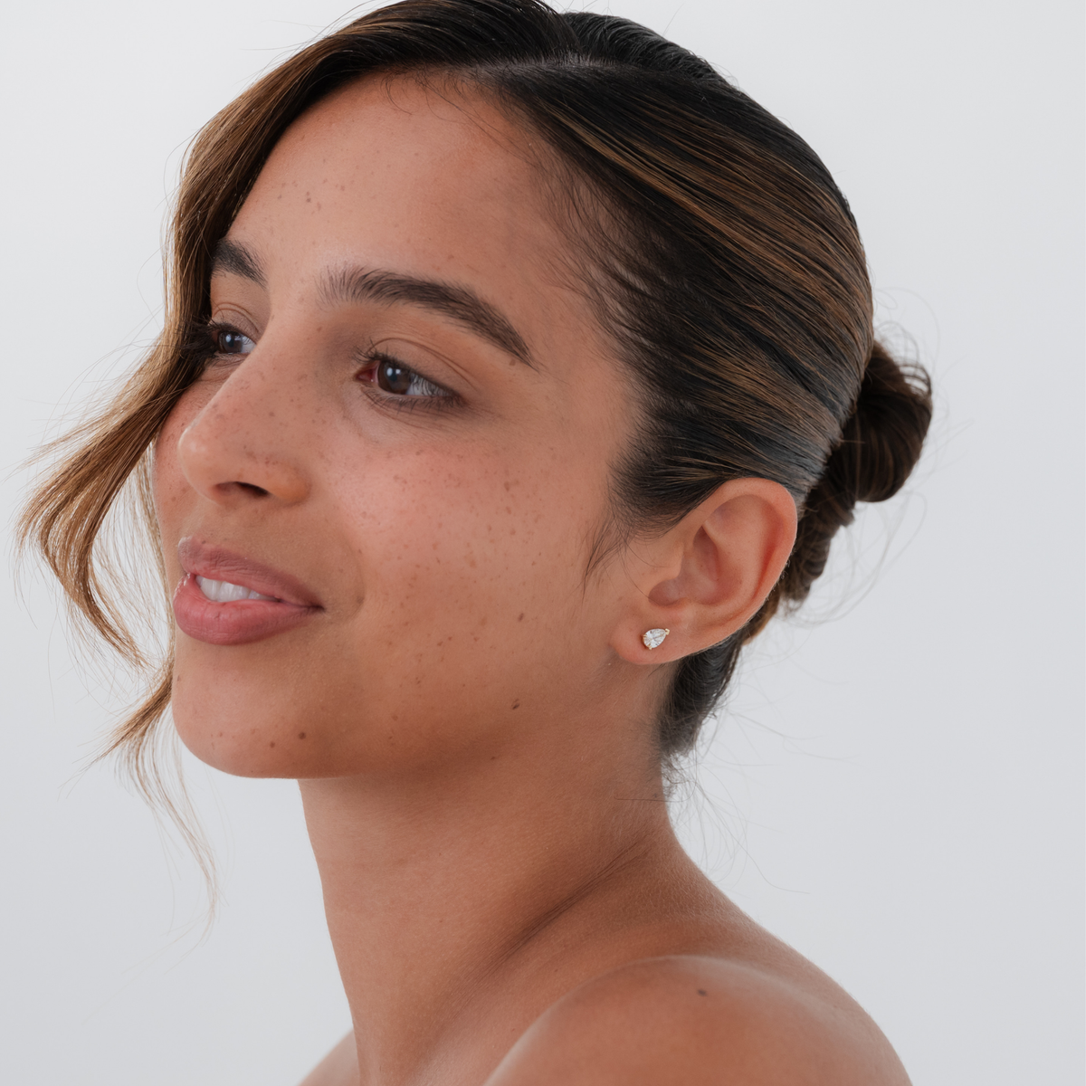 Pear Diamond Studs