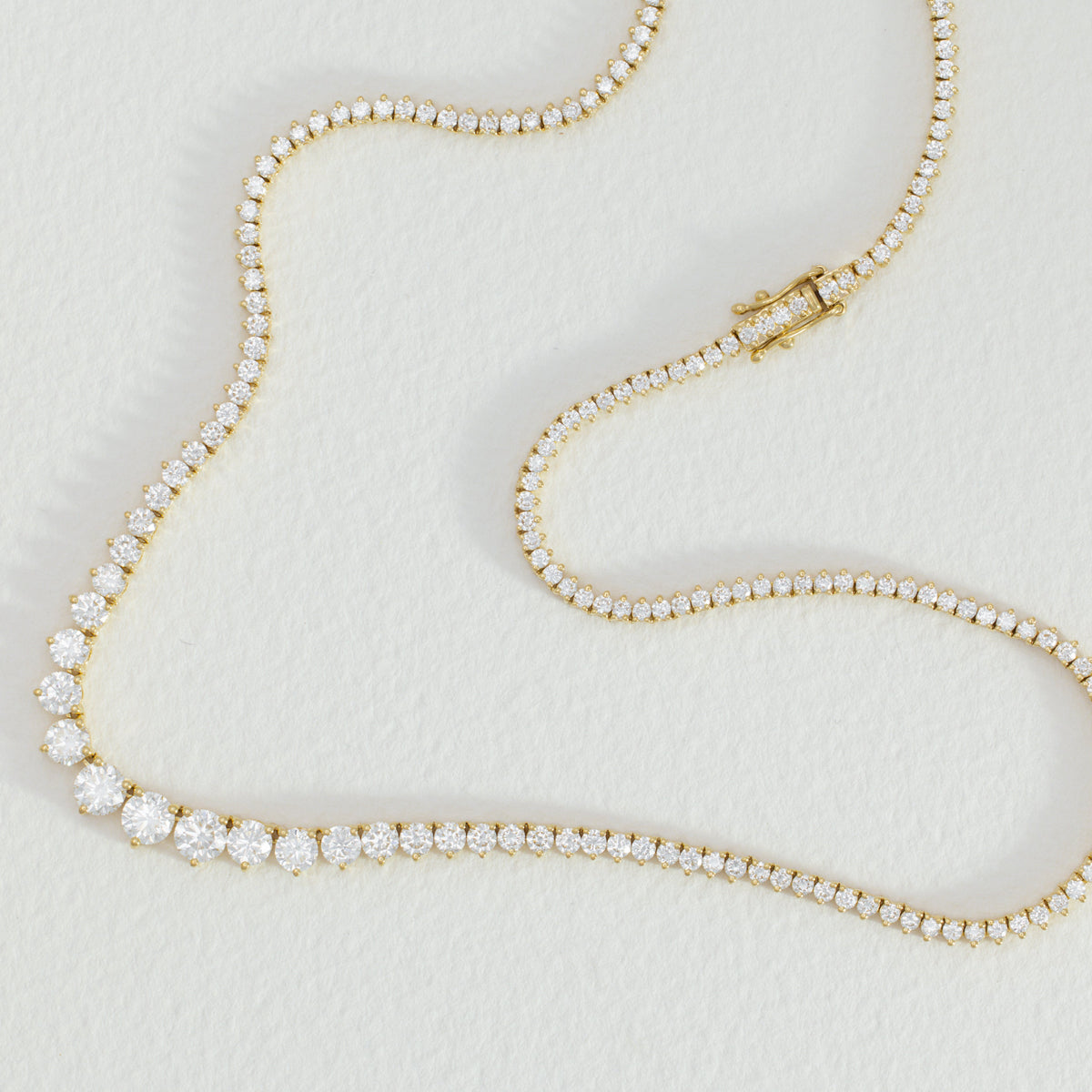 Graduated Tennis Necklace