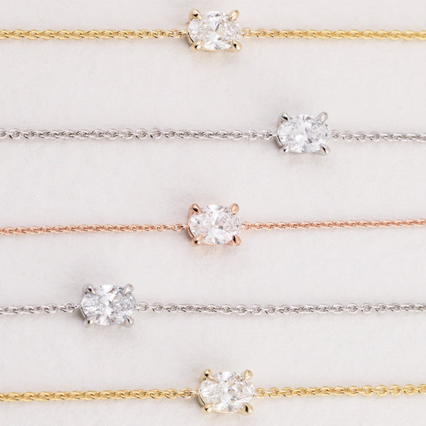 Oval Diamond Bracelet