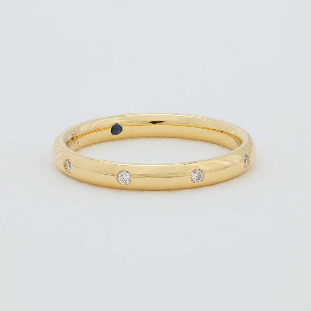Adele | Lab Diamond Ring – On hand view, Matthews Jewellers Newcastle