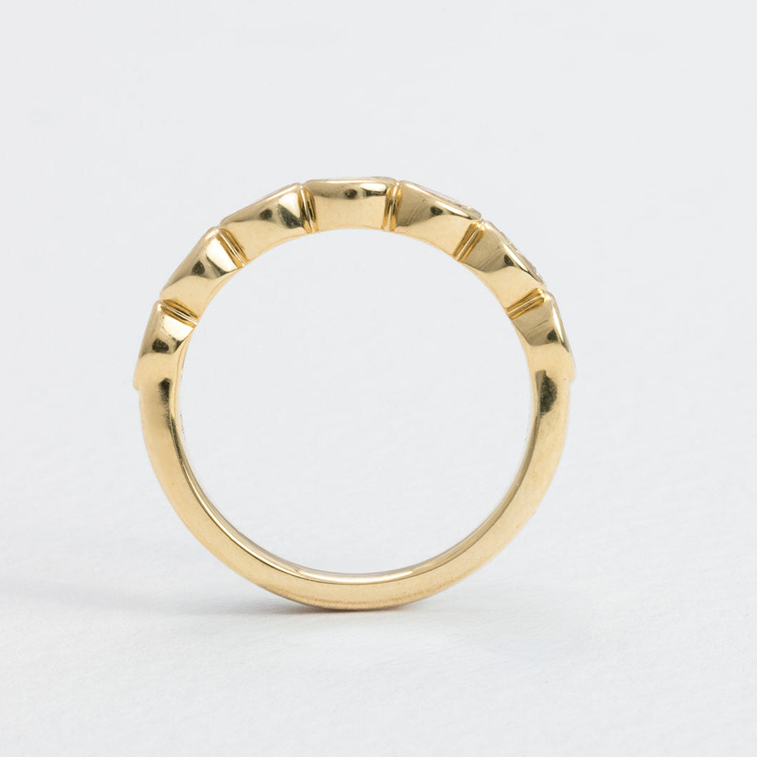 Airlie | Lab Diamond Wedding Ring – Close-up styled view, Matthews Jewellers Newcastle