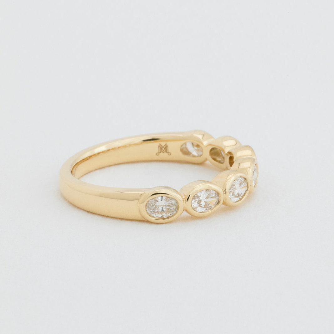 Airlie | Lab Diamond Wedding Ring – Close-up styled view, Matthews Jewellers Newcastle