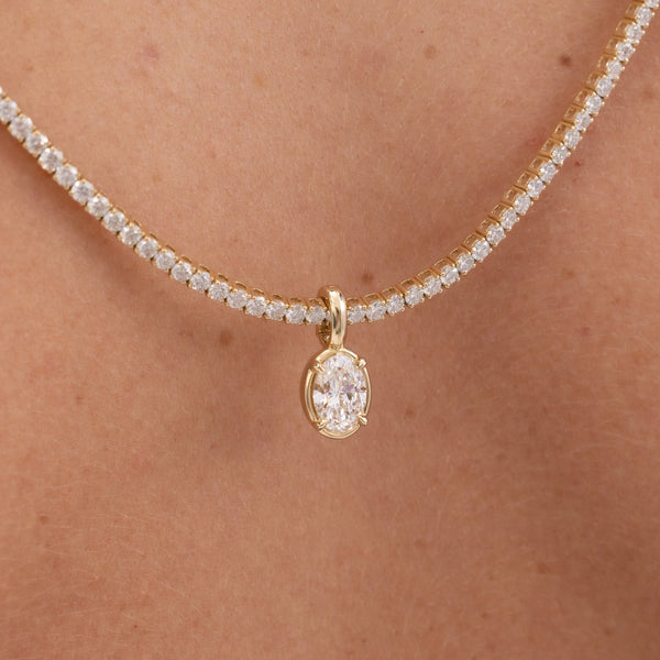 Allure Oval Diamond Enhancer