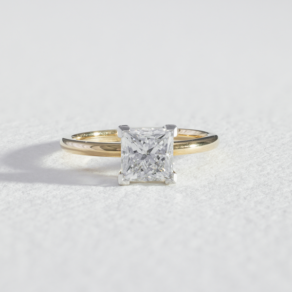Annika | Princess Cut Diamond Solitaire Engagement Ring
