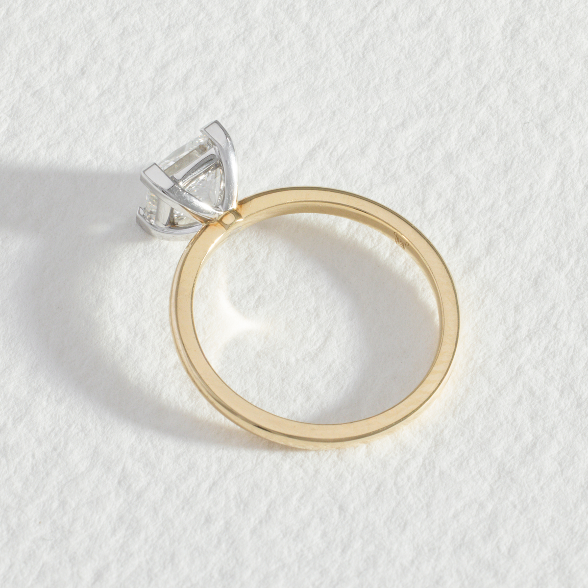 Annika | Princess Cut Diamond Solitaire Engagement Ring
