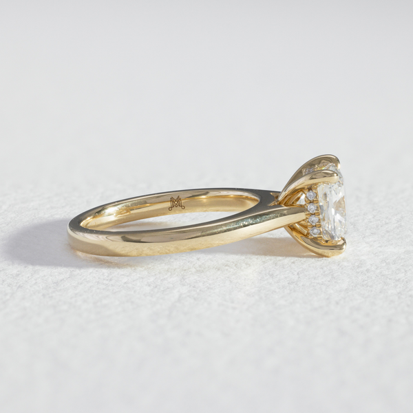 Celine | Cushion Cut Diamond Solitaire Engagement Ring