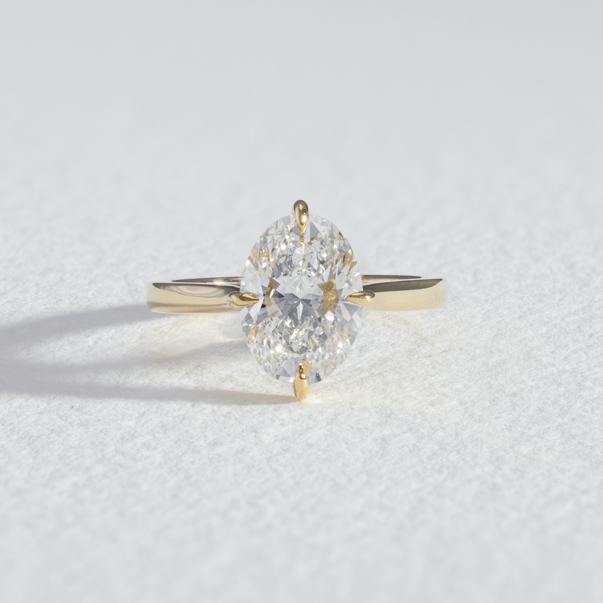 Compass Helena | Oval Diamond Solitaire Engagement Ring
