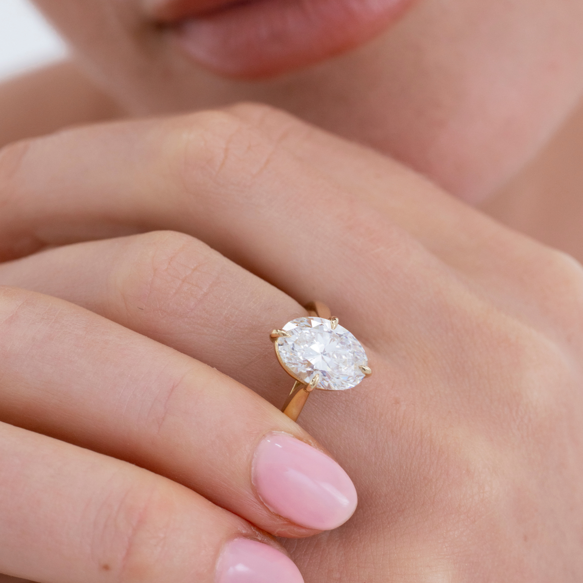 Compass Helena | Oval Diamond Solitaire Engagement Ring