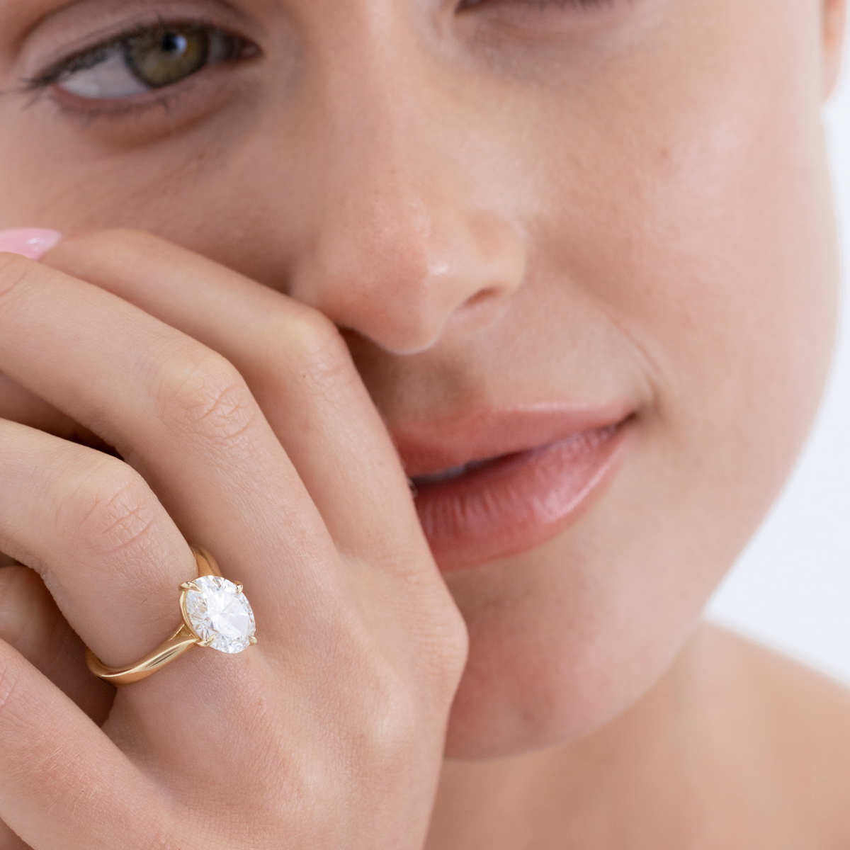 Compass Helena | Oval Diamond Solitaire Engagement Ring