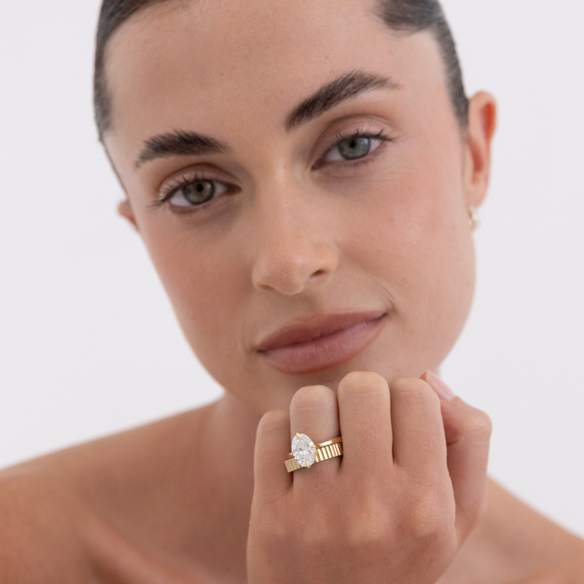 Compass Helena | Oval Diamond Solitaire Engagement Ring