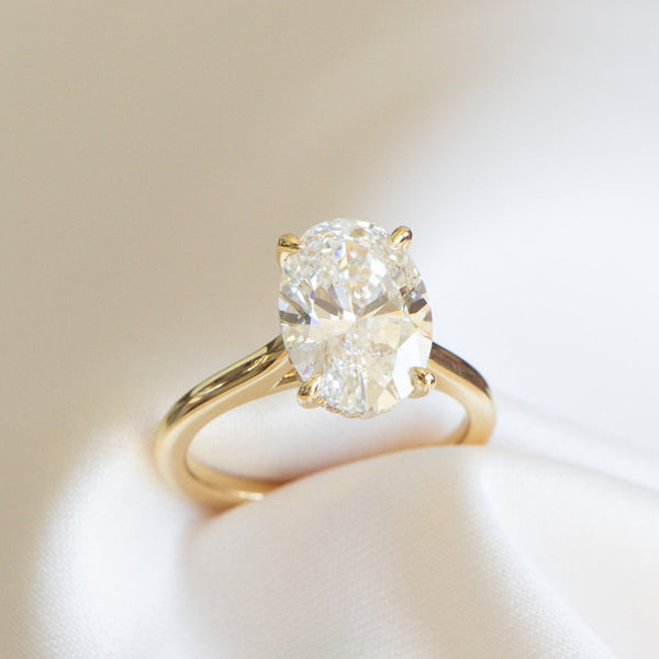 Helena | 4ct Oval Lab Diamond Engagement Ring