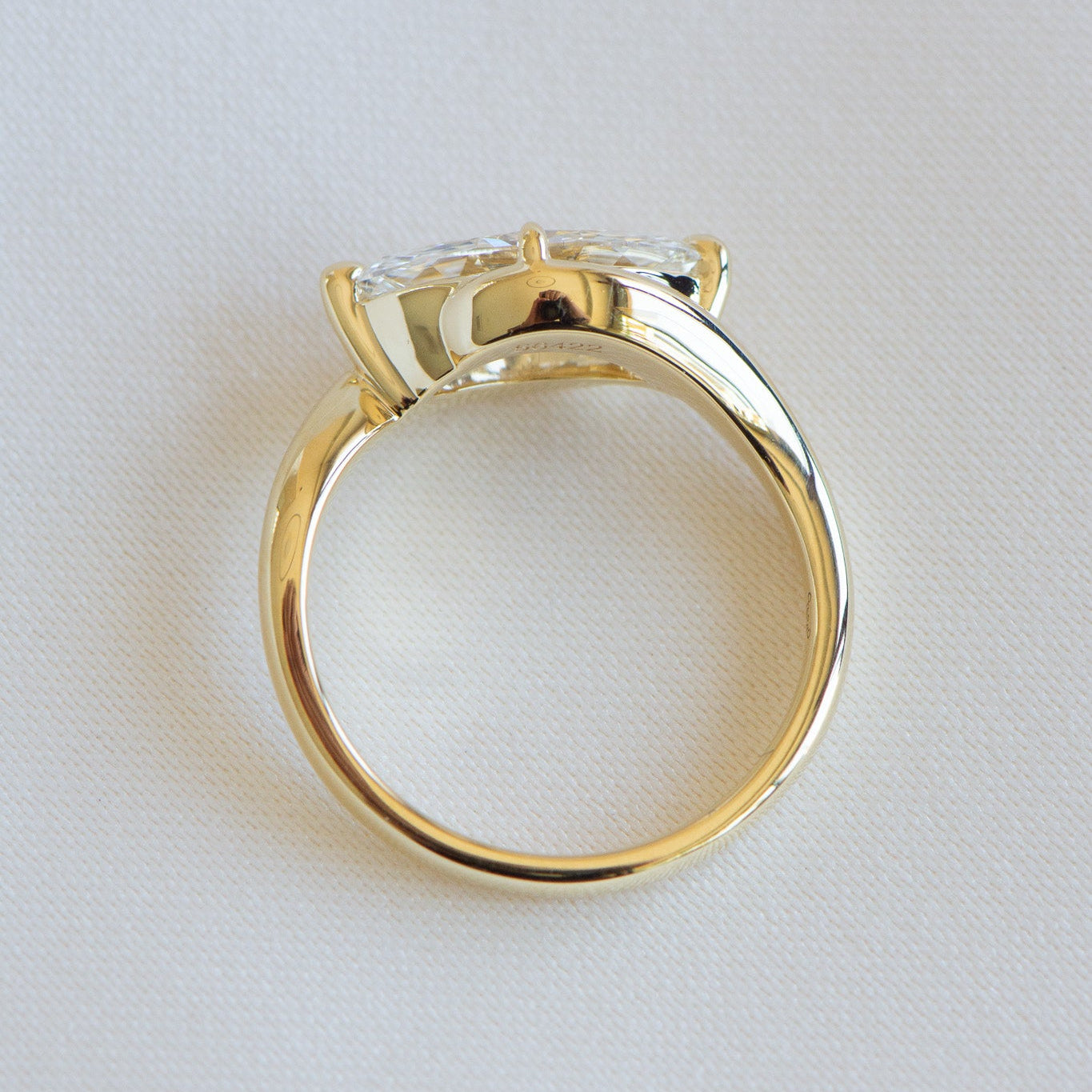 Kaia | 1.5ct Marquise Lab Diamond Engagement Ring – Side profile view, Matthews Jewellers Newcastle