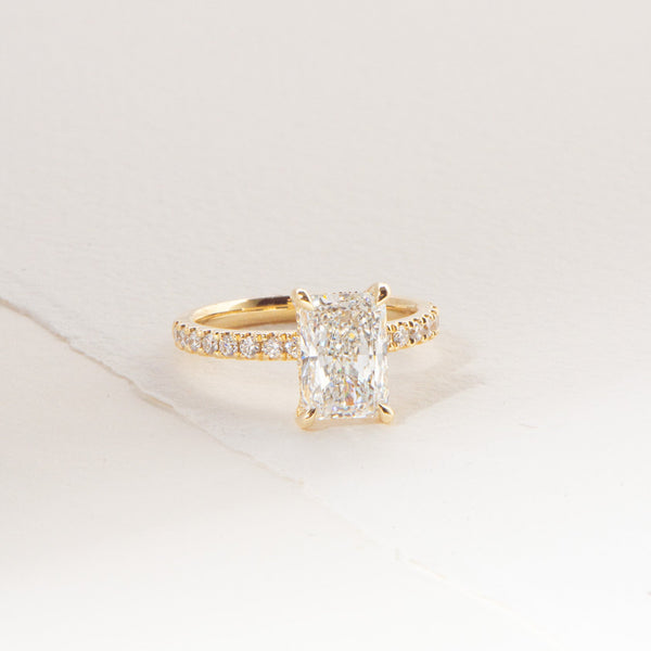 Sofia | 2.6ct Radiant Lab Diamond Engagement Ring