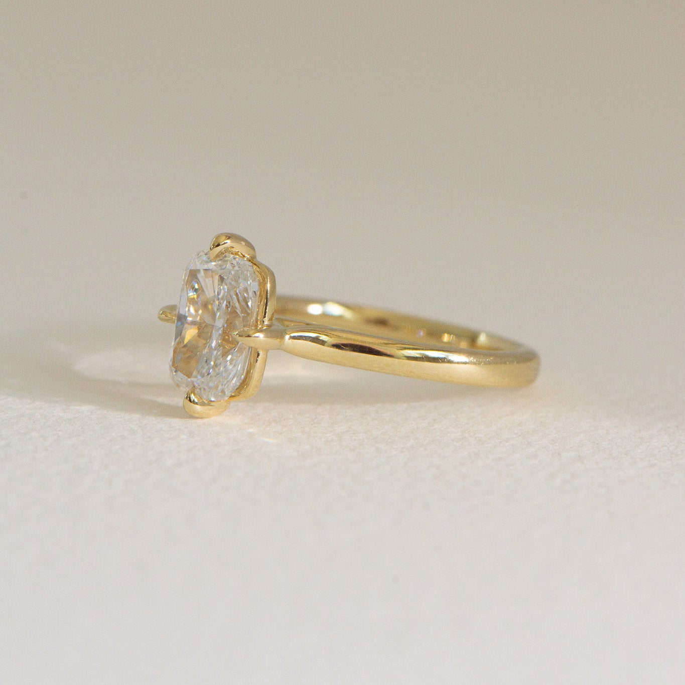 Matthews Jewellers Compass Elora 2.04ct lab grown diamond elongated cushion ring, handcrafted since 1957
