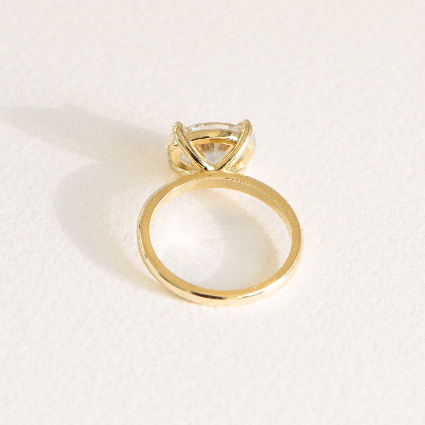 Handcrafted lab grown diamond east west oval ring by Matthews Jewellers, East West Helena 2.55ct, est. 1957