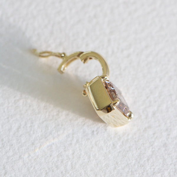 Allure Emerald Cut Champagne Diamond Enhancer