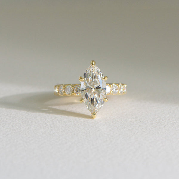 Freya | 3ct Marquise Diamond Engagement Ring