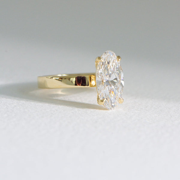 Celeste | 2.5ct Moval Diamond Engagement Ring