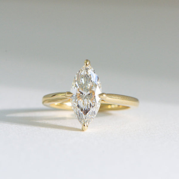 Freya | 2ct Marquise Lab Diamond Engagement Ring