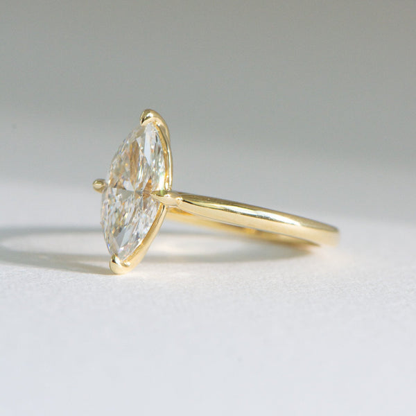 Freya | 2ct Marquise Lab Diamond Engagement Ring