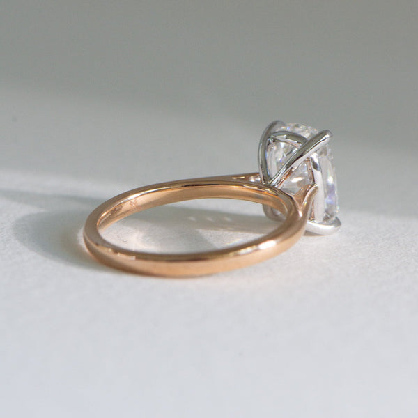 Elora | 3ct Elongated Cushion Engagement Ring