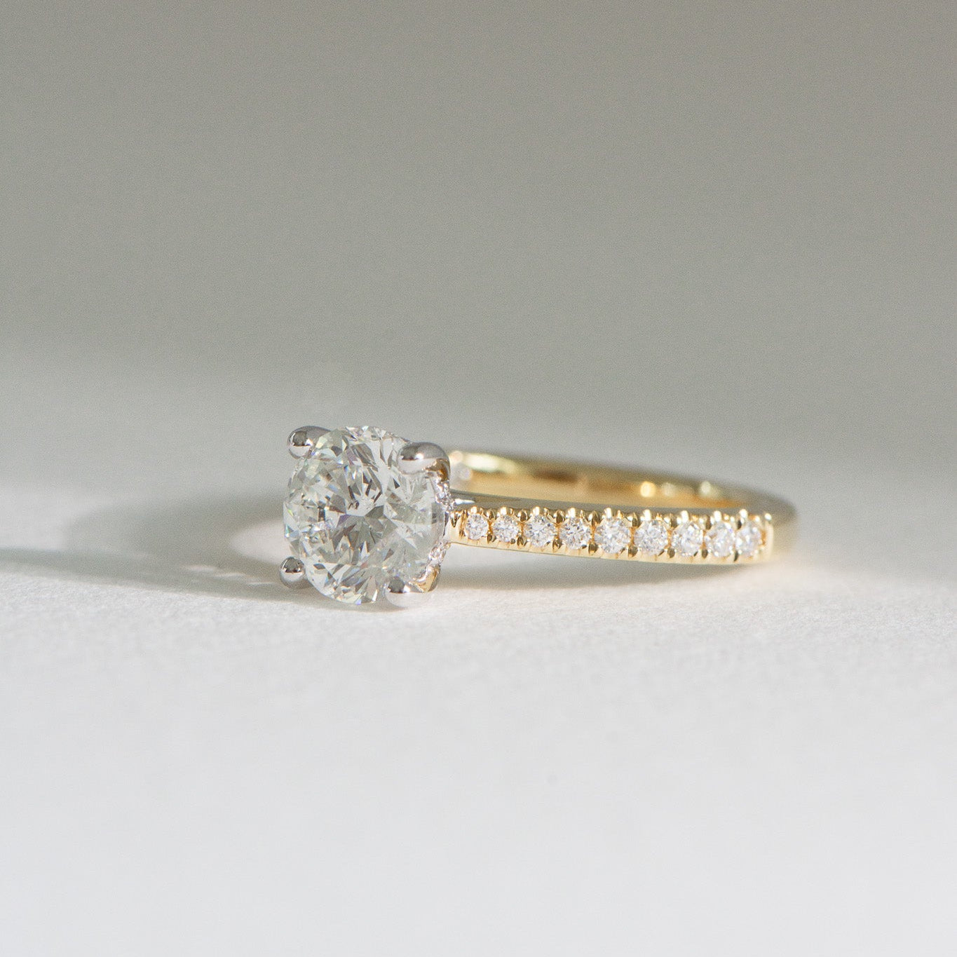 Round brilliant natural diamond engagement ring, Heritage Vera 1.50ct, GIA certified, Matthews Jewellers