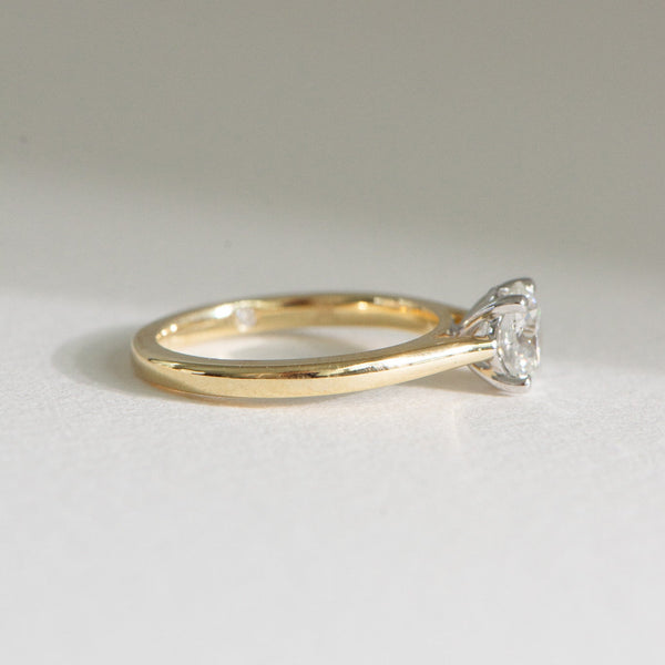 Natural Vera | 1ct Round Natural Diamond Engagement Ring