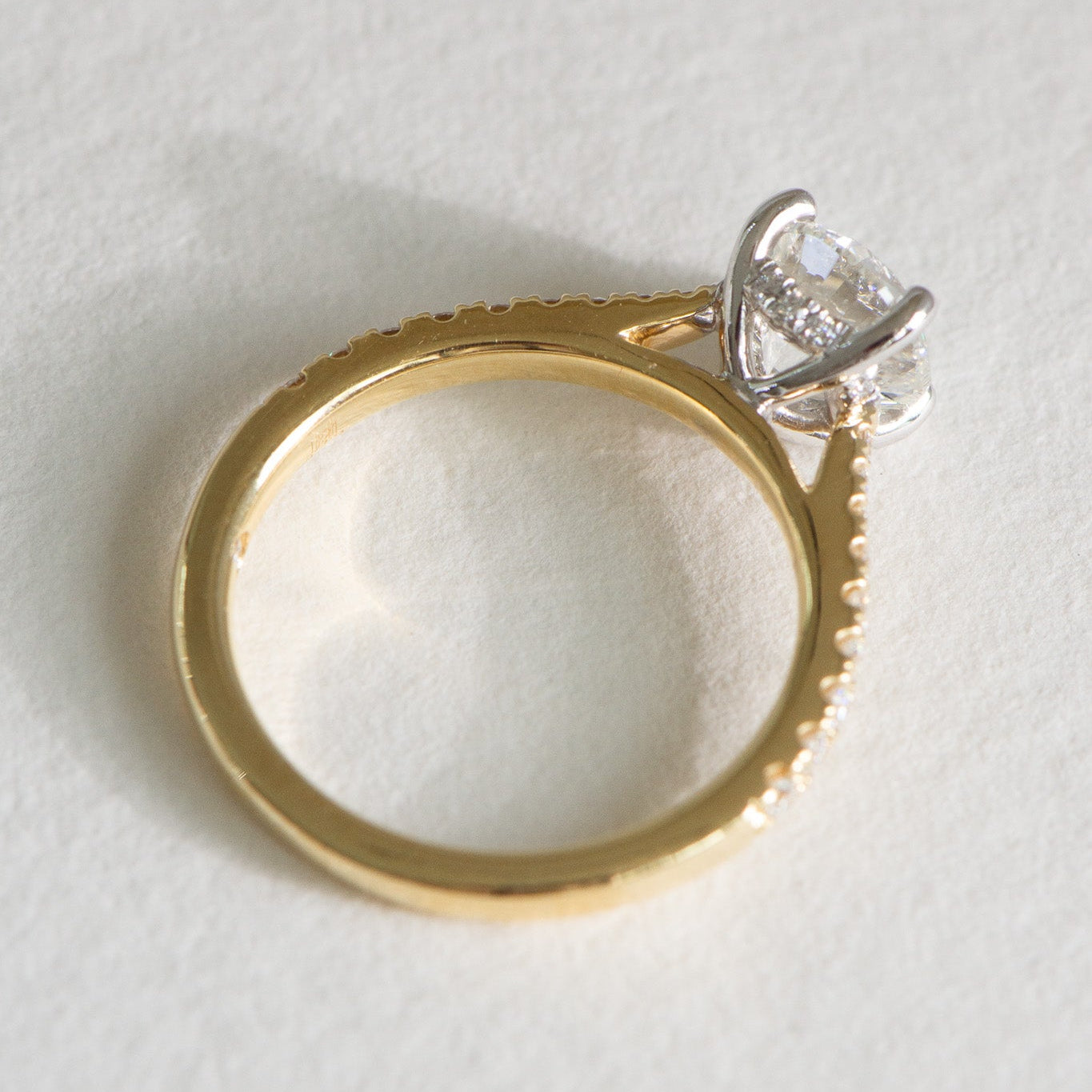 Handcrafted natural diamond round brilliant ring by Matthews Jewellers, Heritage Vera 1.50ct, est. 1957