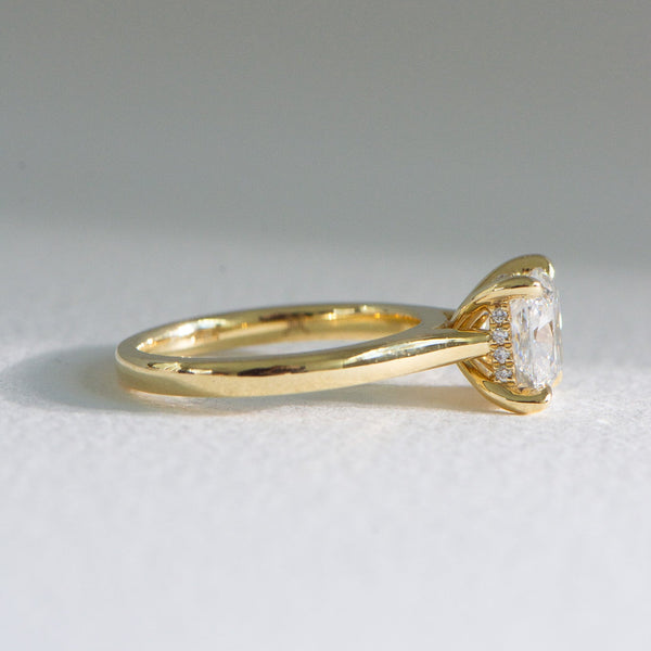 Celine | 2ct Square Cushion Lab Diamond Engagement Ring