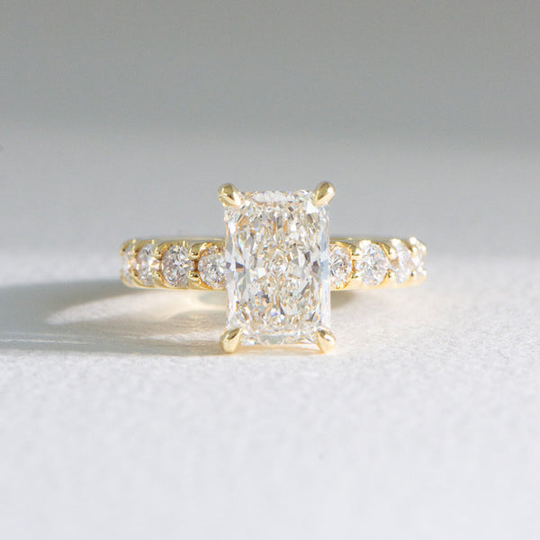 Sofia | 3ct Radiant Lab Diamond Engagement Ring