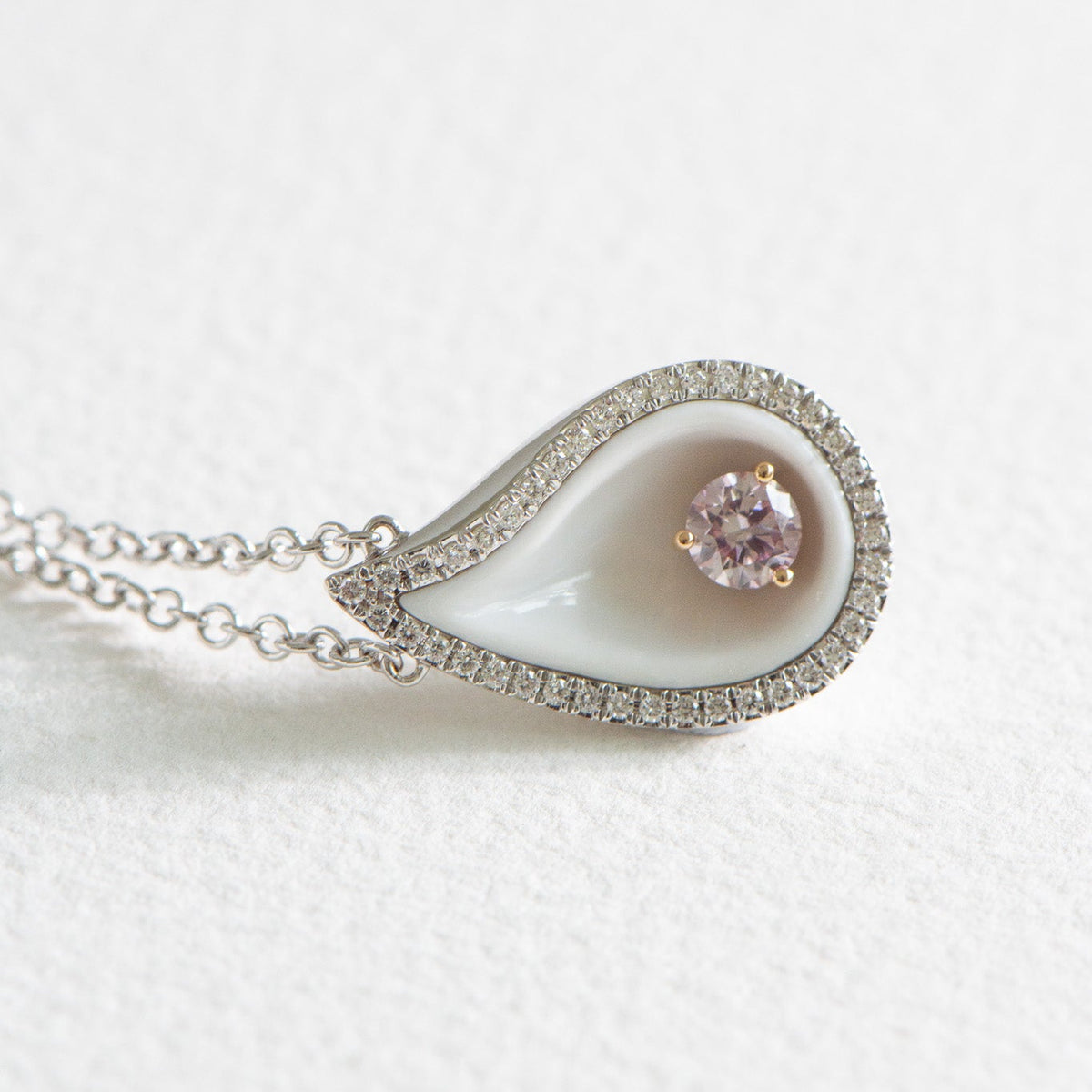 Lili Mai Pink Diamond Necklace