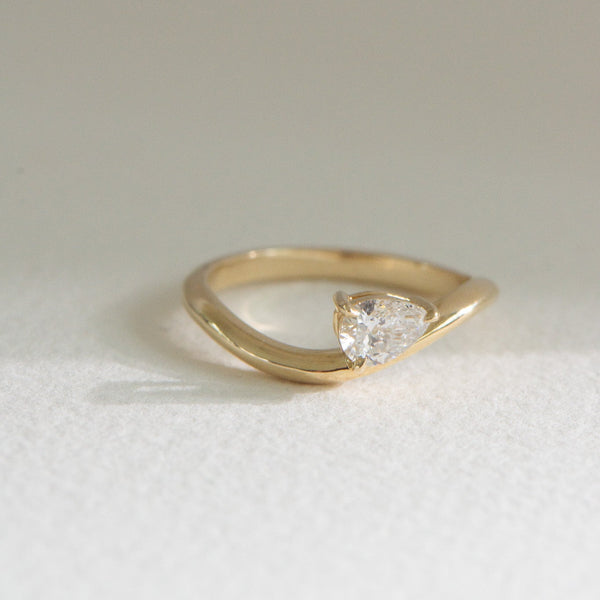 Diamond Pinky Ring