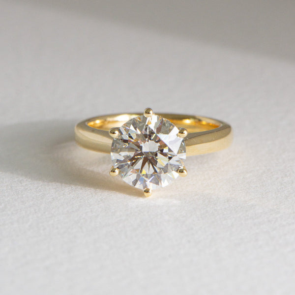 Dawn | 3ct Round Engagement Ring