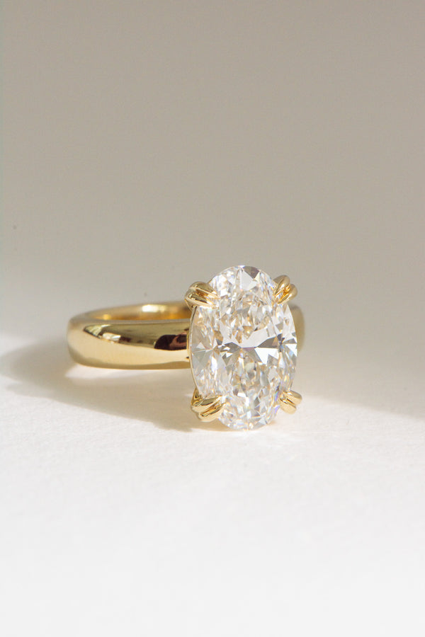 Elena | 5ct Oval Diamond Ring