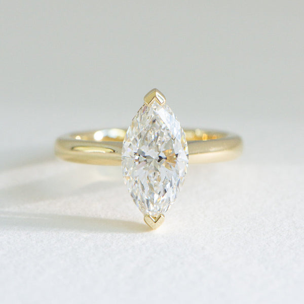Freya | 2ct Marquise Lab Diamond Engagement Ring