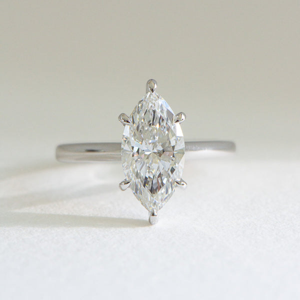 Freya | 2ct Marquise Lab Diamond Engagement Ring